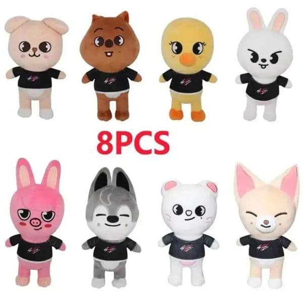32style 23cm Plush Toy Kawaii Skzoo Stray Plush Cartoon Stuffed Animal Doll Kawaii Companion Toys Room Decor Children Gift C260520