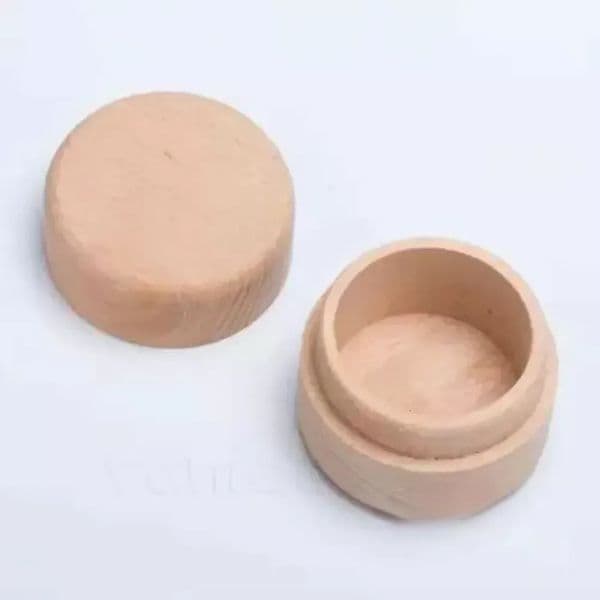 2026 Beech Wood Jewelry Boxes Small Round Storage Box Retro Vintage Ring Boxfor Wedding Natural Wooden Jewelrys Case Organizer Container Fast Free Shipping Ship