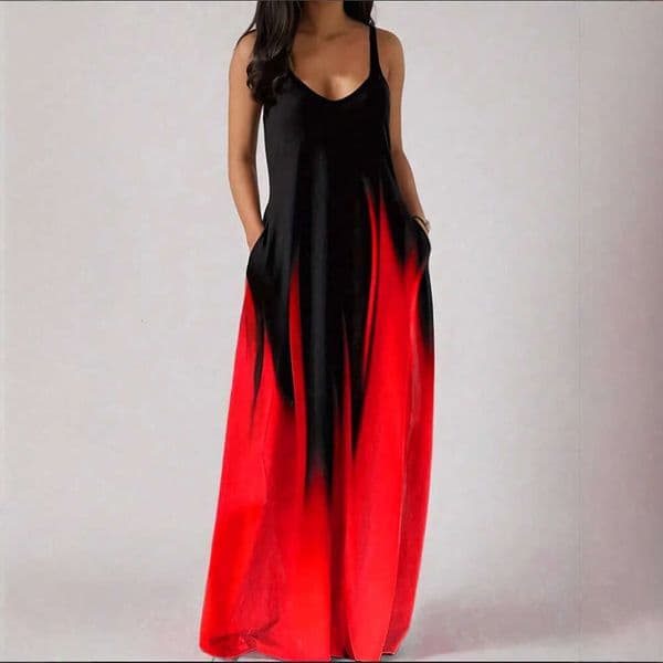In Stock Supply Women S Clothing For E Commerce Similar To Temu And Shein Long Strap Dress Luanyun