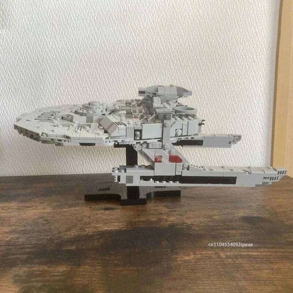 MOC USS Reliant NCC-1864 Spaceship Building Blocks Model DIY Technology Interstellar Assembly Bricks Kids Toy Christmas Gift 26L0520