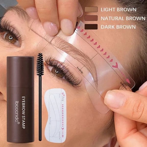 Designer Makeup Ibcccndc Inspired palette Eyebrow Tinting Kit Enhancer Eye Brow Treatments Stamp Shaping Stencil Brush Powder Graphic Helper Contouring