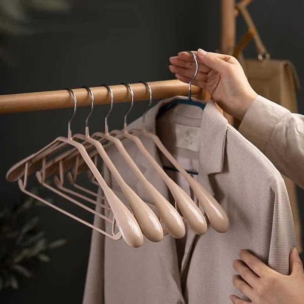 5/10/20PCS Wide-Shoulder HangerMulti-functional Non-slip Organizers with Hook for Suit Shirt CoatHome Seamless Clothes Support C260520