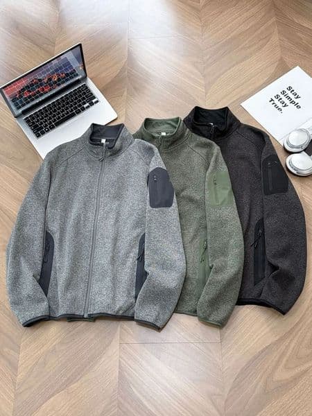 Men's Designer Hoodie Fall Winter Style Men Thickened Fleece Jacket Fleece Lined Warm Windproof Hoodie Fashion Men New Style Warm