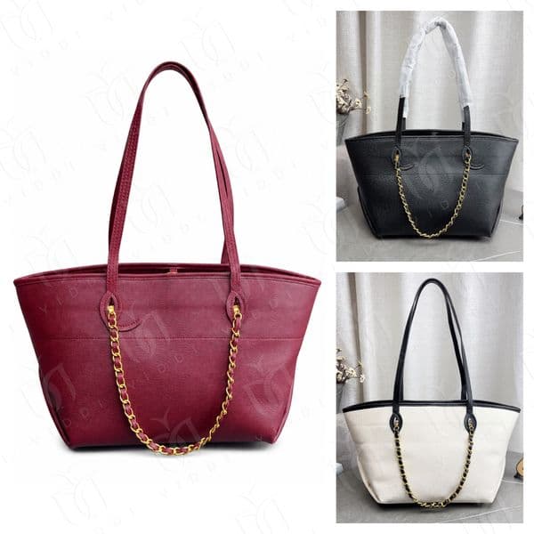 Caviar Leather Tote bag Office Work bag for Women Luxury Business Commuter Bag Designer bag Large Capacity Shoulder Handbag Shopping bags Designer Weekend bag