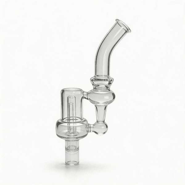 Tinymight 2 Sidecar Glass Stem Bubbler Water Pipe Bong