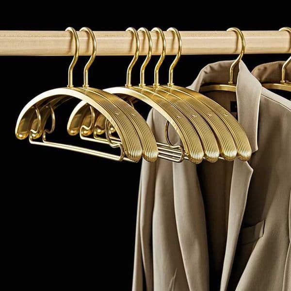 5pcs Coat Hanger Widen Anti-slip Clothes Pant Hanger Bride Wedding Dress Display Rack Clothes Shop Metal Hanging Racks C260520