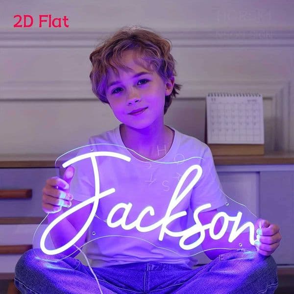 2D Flat 1pc Customized Neon Sign Best Gift for Other Party Stylish Bedroom Wall Decoration USB Powered Adjustable LED Bright H260520
