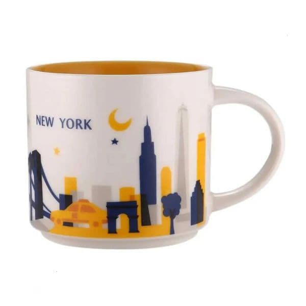 Luxury Designer Decor Ins US Bone China Global Ceramic Series Japan England London Paris Hawaii Chicago New York City Cup room 400Ml Decorat 022