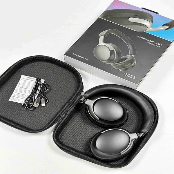 Wireless headphones QC55 Professional Bluetooth ANC Earphones reduction wireless headset Magic recording headband magic Sound earbuds