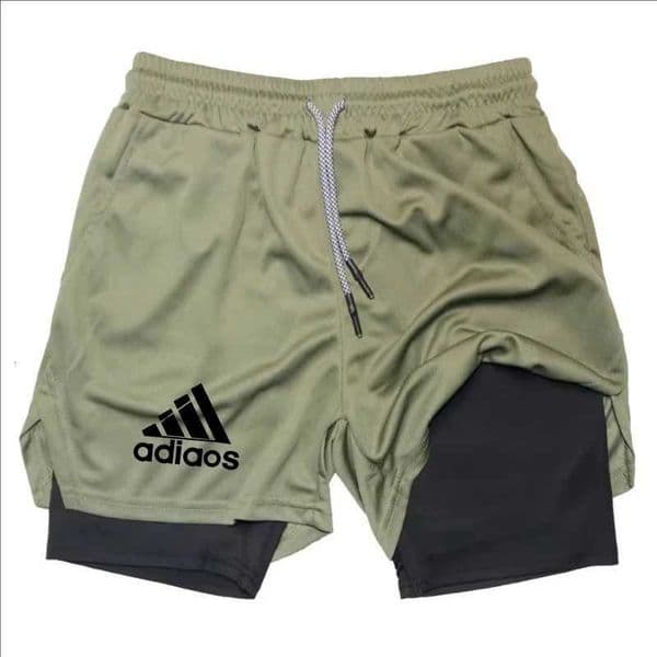 MenS Compression Shorts Summer Gym Fitness Running Training Sports Shorts Two-In-One Mesh Breathable Quick-Drying Shorts M260521 M260520