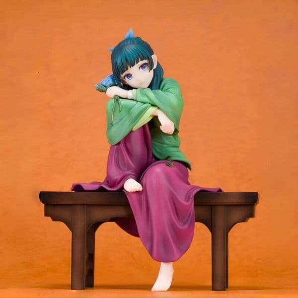 11CM Anime The Apothecary Diaries Cute Girl Sitting Position Maomao Action Figure Collection Doll PVC Model Gifts 26Y0521