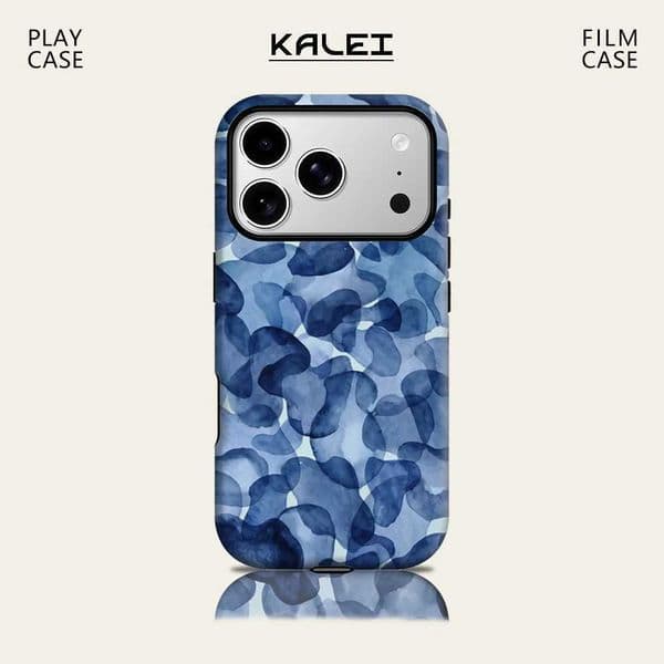 Indigo Watercolor IPhone17 Must for Magnetic Phone Case for IPhone 17 16 15 14 13 Pro Max Plus Single Double-layer Tough Case Z260521