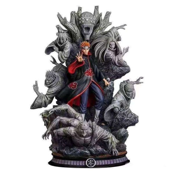 2026 New Naruto Anime Figure Akatsuki Pain Gk Figurine Pvc Statue Model Doll Desktop Ornament Collectible Desk Decora Toys Kid 26Y0521