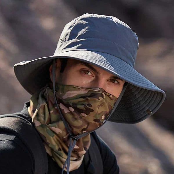 Xinbaoguan 100 Polyester 9204 Summer Breathable MENS Sunshade Hat Solid Color FISHERMANS Hat Large Brimmed WOMENS Hat C260521