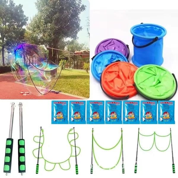 Multiple combinations Outdoor Party Toy show Performance Props Bubble Rope Scalable Bubble Stick Bubble Circle Performance Props260514