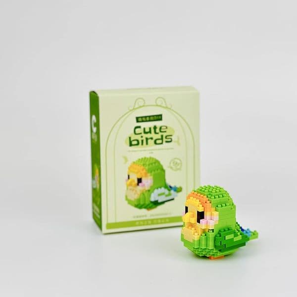 Free shipping Bird Jinguangparrot Xuanfeng figurine Educational assembly building blocks toy Gift