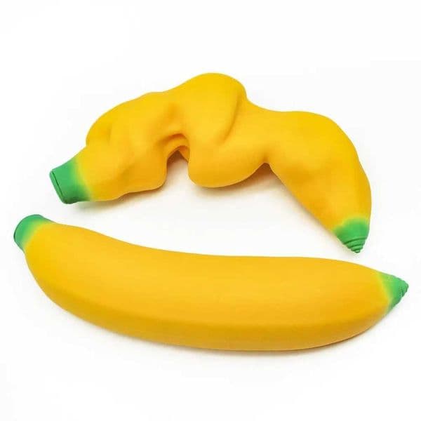 Simulated Banana Squishy Toy Slow Rising Stress Ball Novelty Sensory Fidget Anxiety Relief Squeeze Z260521