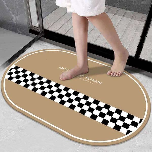 Diatom mud can be scrubbed leave-in kitchen non-slip, waterproof and oil-proof absorbent foot pads 26W0521