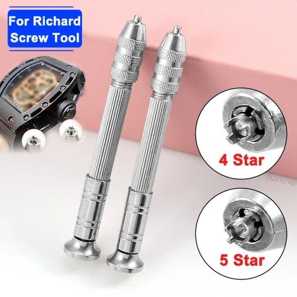 2026 High Quality Screwdriver Case Remover Repair Tool 4/5 Spokes Stars For Replacing Straps Watch Accessorie Free Shipping 02