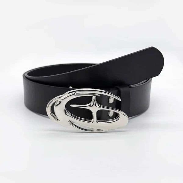 2025 Y2K Punk Hollow Waist Fake Leather Belt Fashion Gothic Accessory Buckle for Men and Women L260520