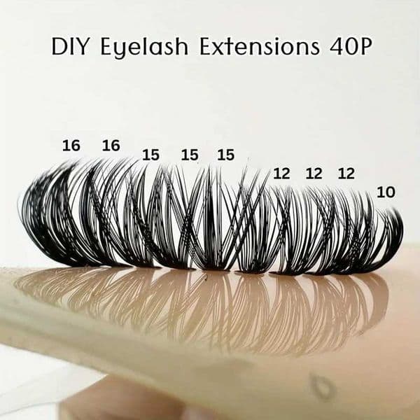 200 Clusters Lashes C Curl/cc Curl/D Curl Volume Individual Lashes ExtensionsWispy Lashes Cluster DlY At Home C260521