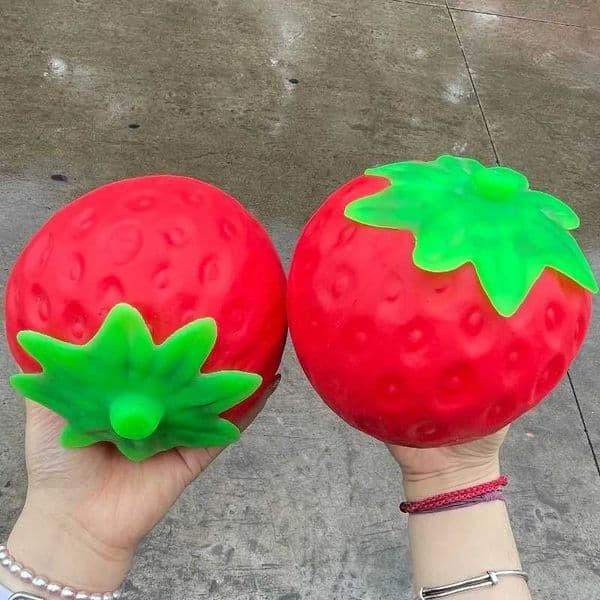 Jumbo Strawberry Super Squishy Toy Slow Rising Simulated Strawberry Antistress Anti-Anxiety Fidget Toy for Adults Friends Gifts Z260606