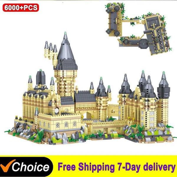 NEW 6000PCS Micro Building Blocks Hogwaed School Castle Bricks Toys for Boys Girls Kids Adult Christmas Gifts DIY ToyT260521