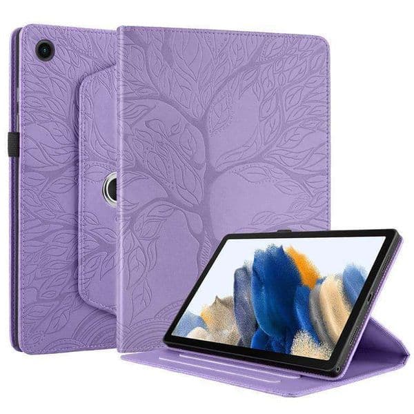 Compatible Samsung A9 Rotating Tree of Life Plus 12.4 Card Slot Case S9 FE+