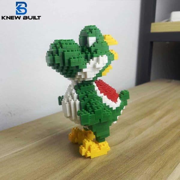 Knew Built Micro Mini Building Blocks Toys Create Your Green Dinosaur Jungle Perfect Childrens Playmate and Decorative Ornament M260520