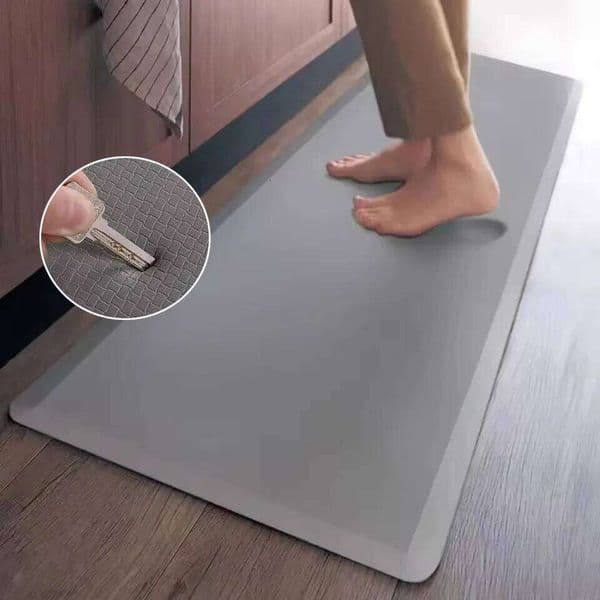 New Anti-Fatigue Mat, Mat with PVC Waterproofing, Non-Slip Kitchen Rug for Standing Desk, Kitchen, Office 26W0521