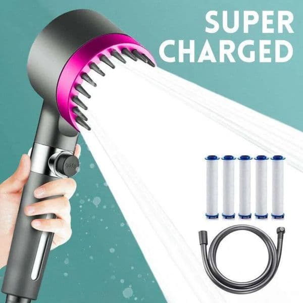 Luxury Designer room Decor Filtered Handheld View Window For Head, Bathroom Shower Faucet With New Ion Drop, Turbocharger, And Multiple Spra 6