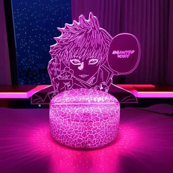 3D Anime Lamp Jujutsu Kaisen Led Night Light RGB Table Lamps Satoru Gojo Action Figure Kids Bedroom Desk Home Decor Friend Gifts 260521