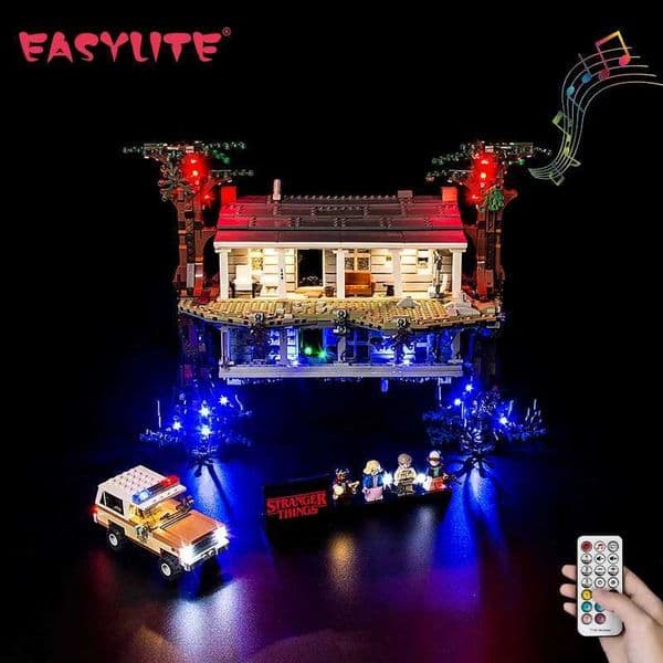 LED Light Kit For 75810 Stranger Things The Upside Down Compatible with 25010 Building Blocks Lighting Set Not Included ModelJ260521