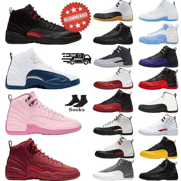 2026 New Basketball Shoes 12s High-Top Men's Designer Outdoor Performance Sneakers Pivot Support Flexible Outsole for Hoops & Playground