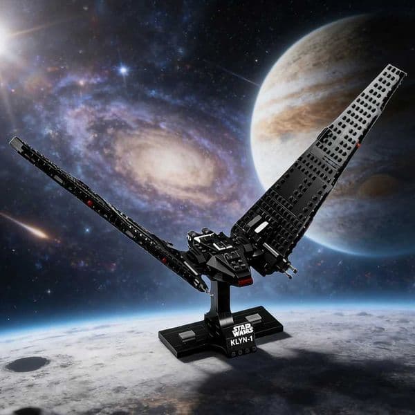 MOC Sci-Fi Spaceship Building Blocks Set UCS Style Command Shuttle Model DIY Assembly Bricks Toy for Adults Kids CollectibleJ260521