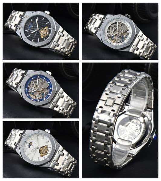 AAPP New Men's Watch Automatic Mechanical Sapphire Glass Top Brand Luxury Stainless Steel Waterproof Fashion Watch A07