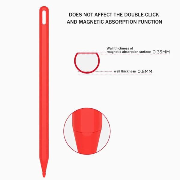 2026 Wholesale Colorful Soft Silicone Case Protective Sleeve Cover Anti Fall For Apple Pencil 2Nd Ipad Pro Tablet Touch Pens With 2 Nib Sleeves Free Shipping 02