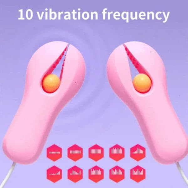 2026 New Vibrators 10 Adult Toys Adult Toys Modes Electric Nipple Clamp Breast Massage Vibrator Enhancer Bondage Stimulator Sex For adult toys Women Couples 1 013