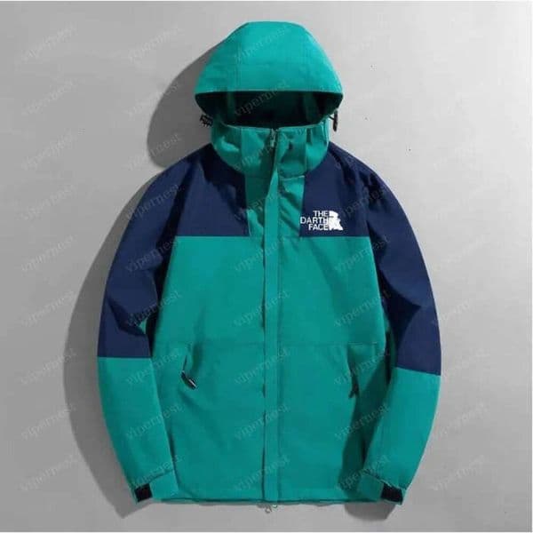 Men Sports Jacket Windbreaker Mens Womens Hard Shell Goretex Jacket Zip Up Lightweight Hoodie Splicing Colors Versatile Outdoors Sports Waterproof Coat NF