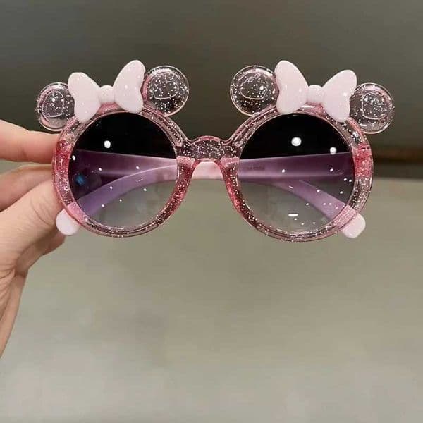 New Cute Crystal Bow Girls Children Sunglasses Fashion Trend Personalized Cartoon Sun Glasses Kids Shiny Eyewear L260521H3FB