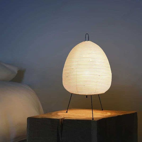 Japanese Design Paper Table Lamp Tripod Rice Paper Table Lamp Japanese Style Lantern Lamp Led Desk Lamp for Bedroom C260521