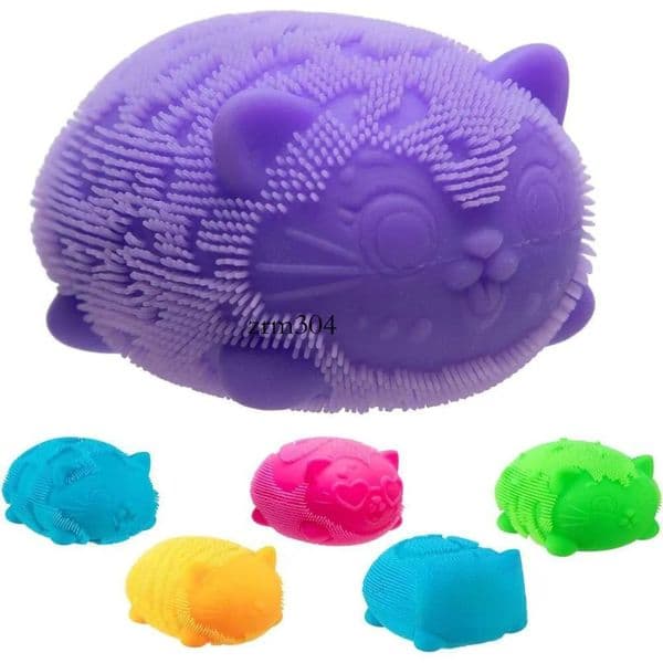 2026 New Schylling Needoh Wild Cats Fuzz Ball Sensory Squeeze Toy Colors May Vary C3d D0e 003 Toys