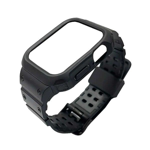 For Apple Watch 45mm 44mm 42mm 41mm 40mm iWatch Series 9 8 7 6 5 SE 4 3 2 1 Strap Sport Protective Replacement Wristband L260521