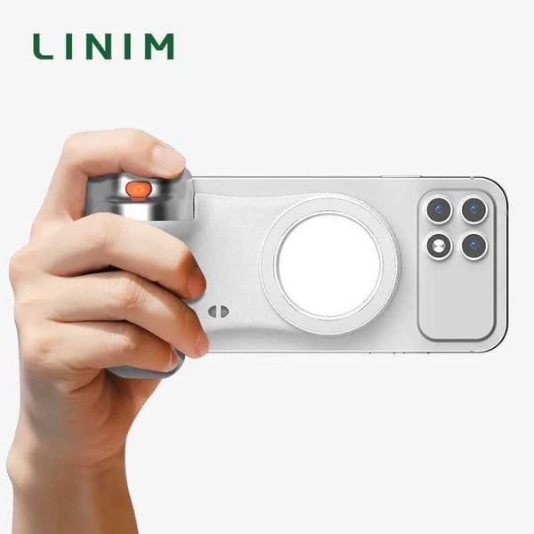 LINIM K02 Magnetic Phone Bluetooth Selfie Stick Handheld Portable Photography Selfie Phone Grip with LED Light Ergonomic Design T260521MDJR