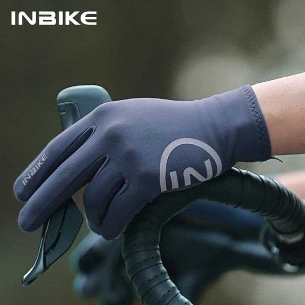 INBIKE Autumn Winter Thermal Bicycle Gloves Touch Screen Men Women MTB Road BikeGloves Sports Fitness Outdoor Cycling Gloves L260521