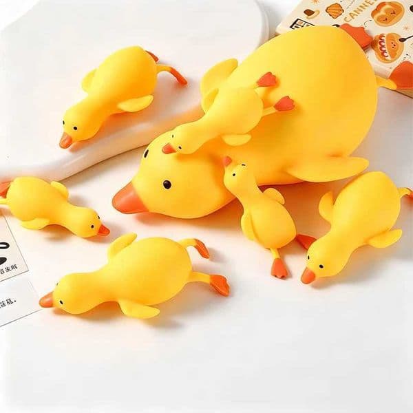Antistress Duck Squishy Fidgets Toys Cute Animals Duck Slow-rebound Squeeze Toy Decompression Stretch Toys for Friends Best Gift Z260529