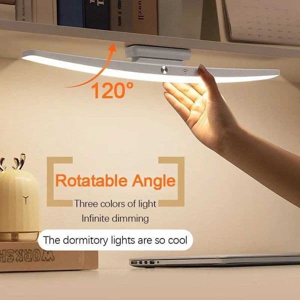 LED Desk Lamp Hanging Magnetic Table Lamp Touch Usb Rechargeable Stepless Dimming Cabinet Closet Wardrobe Portable Night Light C260521