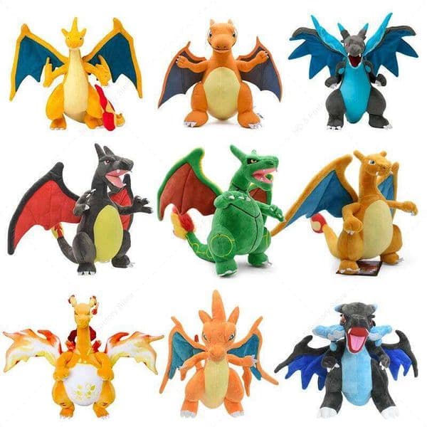 18 Styles Shiny Plush Toys Mega Evolution X & Y Charizard Soft Stuffed Animals Toy Doll Gift for Children Kids 26L0521