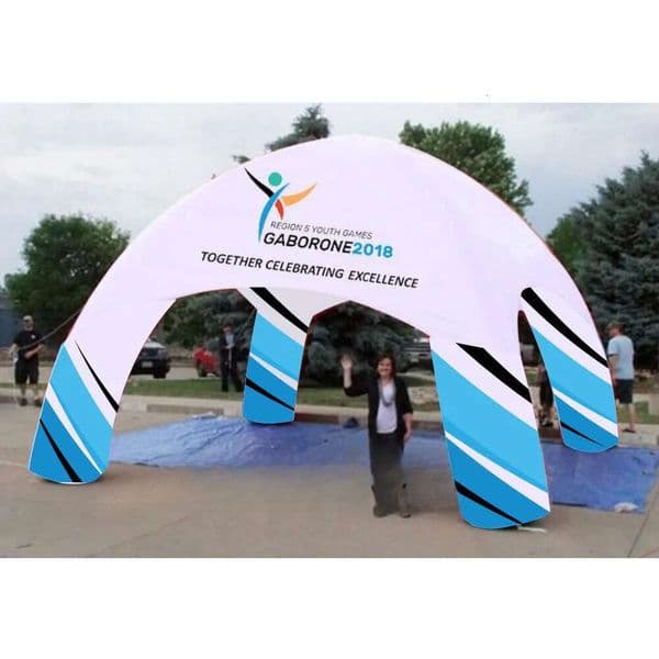 Inflatable Bouncer For Rental Business Wholesale White Inflatable Dome Spideer Advertising Spider Tent For Sale With Own Logo