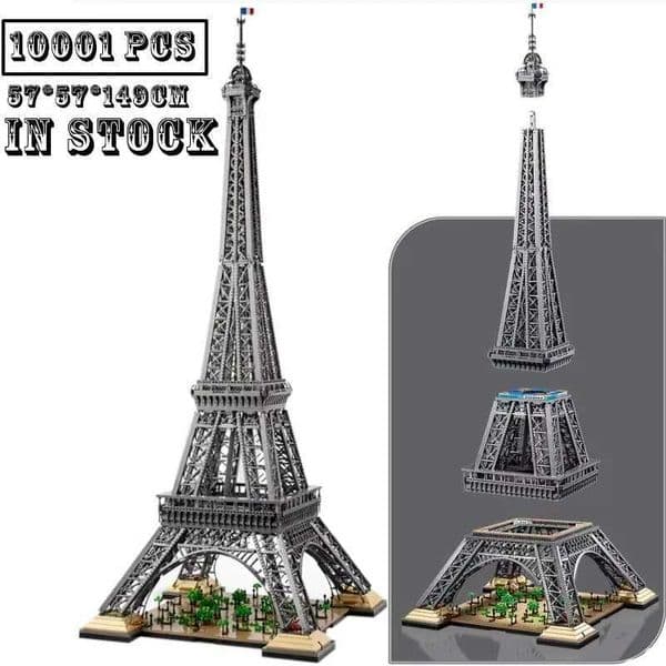 World-famous building Eiffel Tower giant decorative assembly blocks 10001PCS Christmas and birthday gift 10307T260521